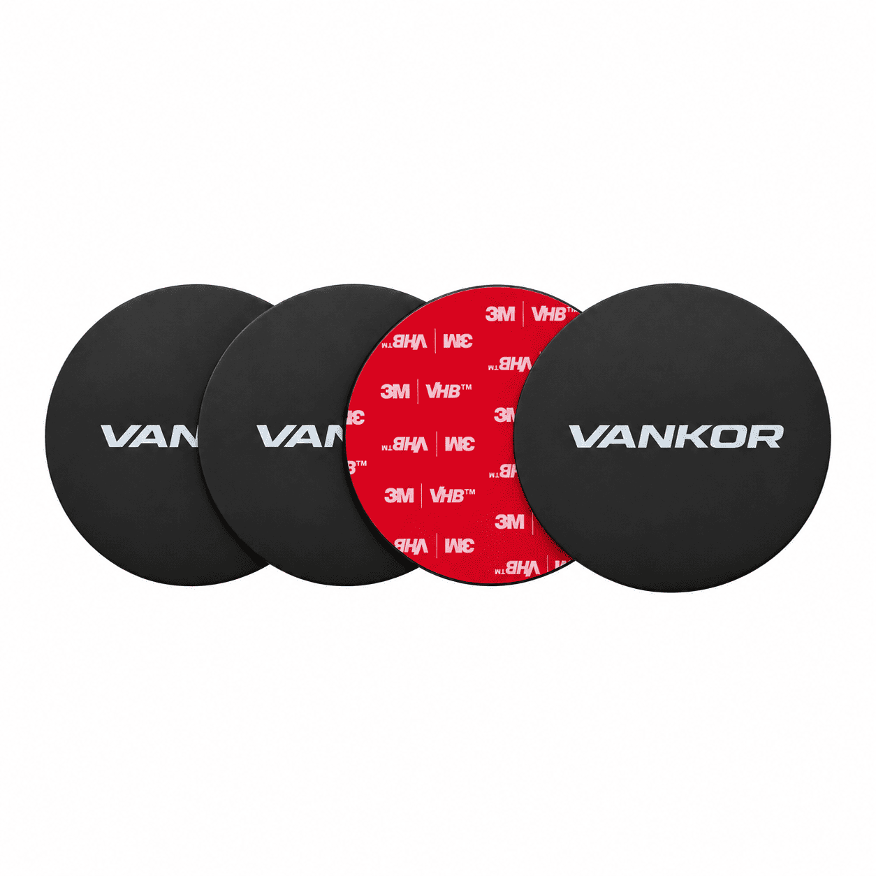 Steel Mounting Discs for Starlink Mini – 3M Adhesive, 4 Pack