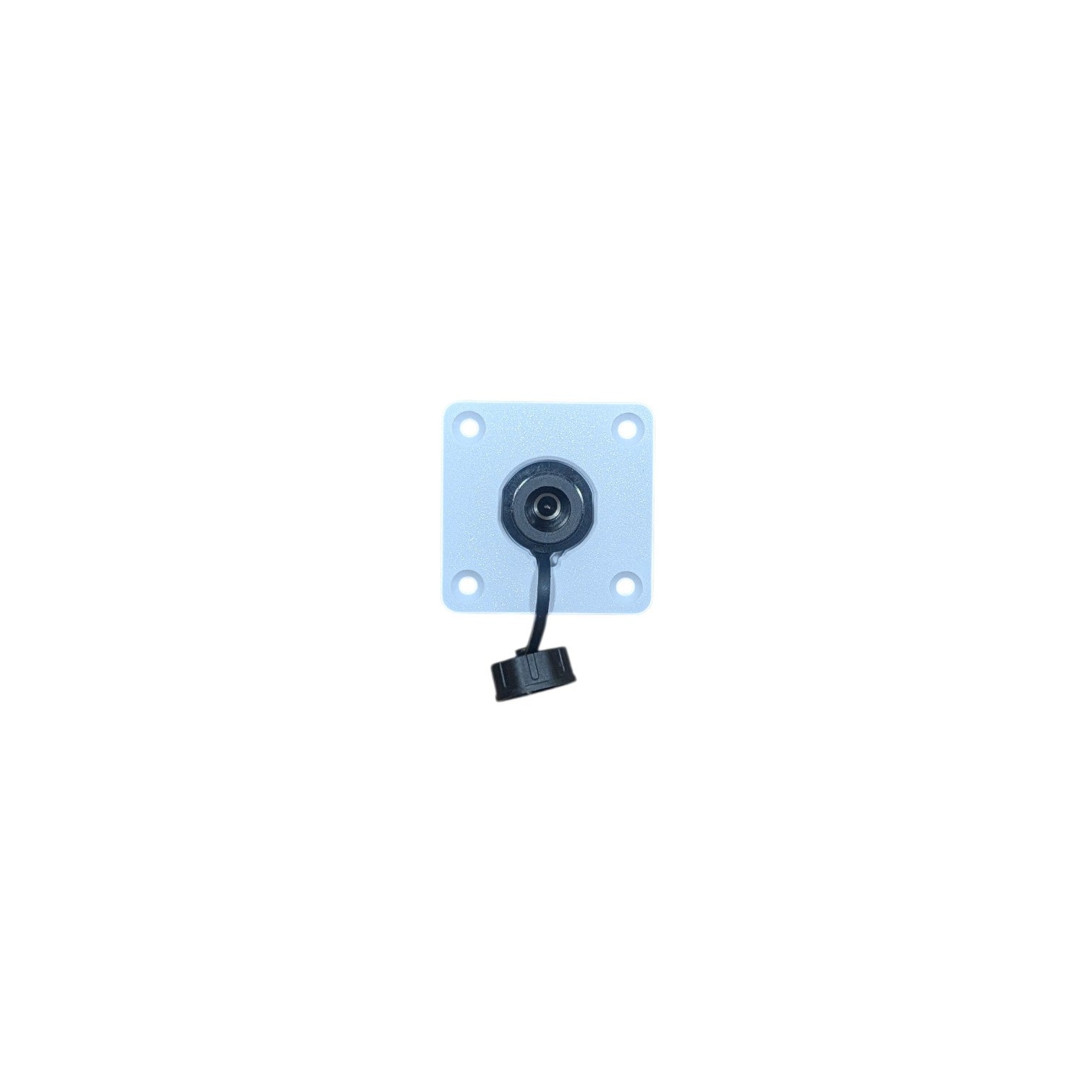 Starlink mini Waterproof Passthrough Mounting Plate — white variant front view