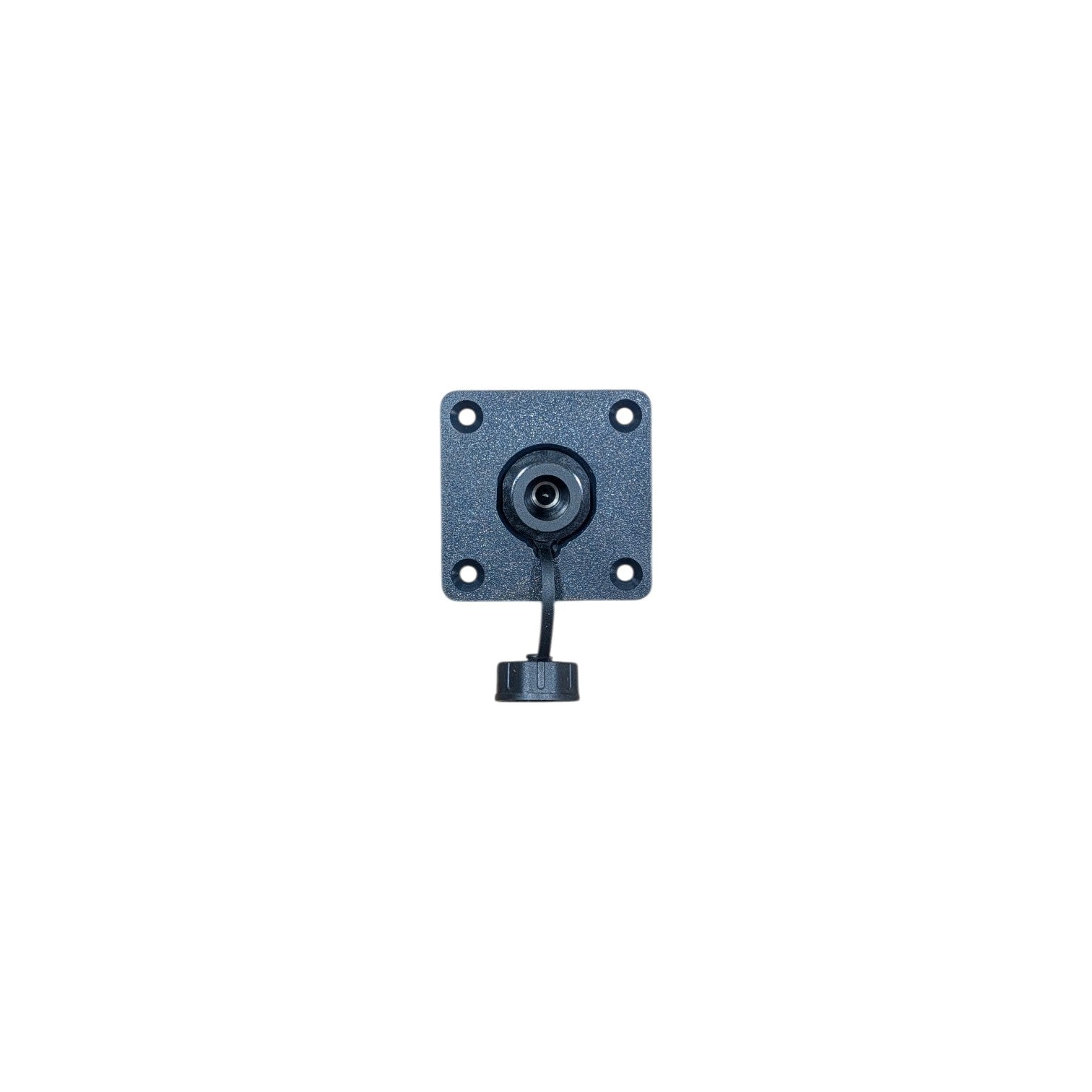 Starlink mini Waterproof Passthrough Mounting Plate — black variant front view