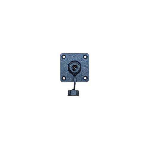Starlink mini Waterproof Passthrough Mounting Plate — black variant front view