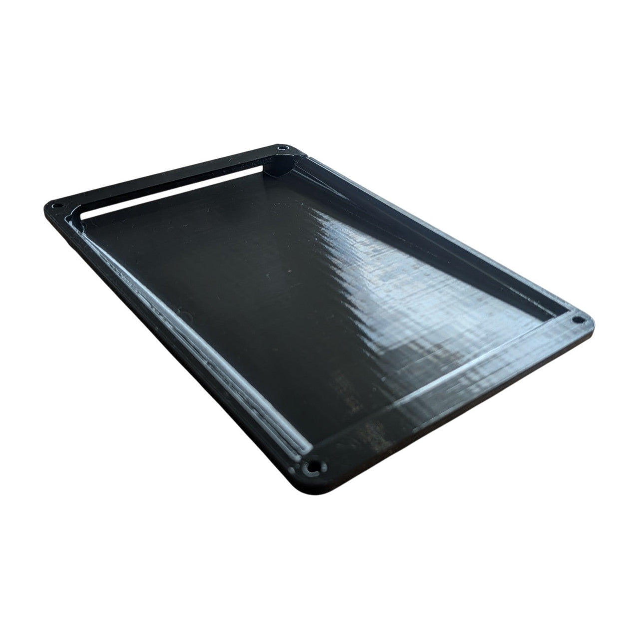 Caravan vent cover showing screw fitment