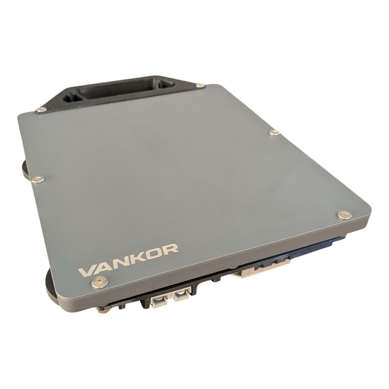 VANKOR grey magnetic roof mount for Starlink Mini, no-drill 12/24V kit