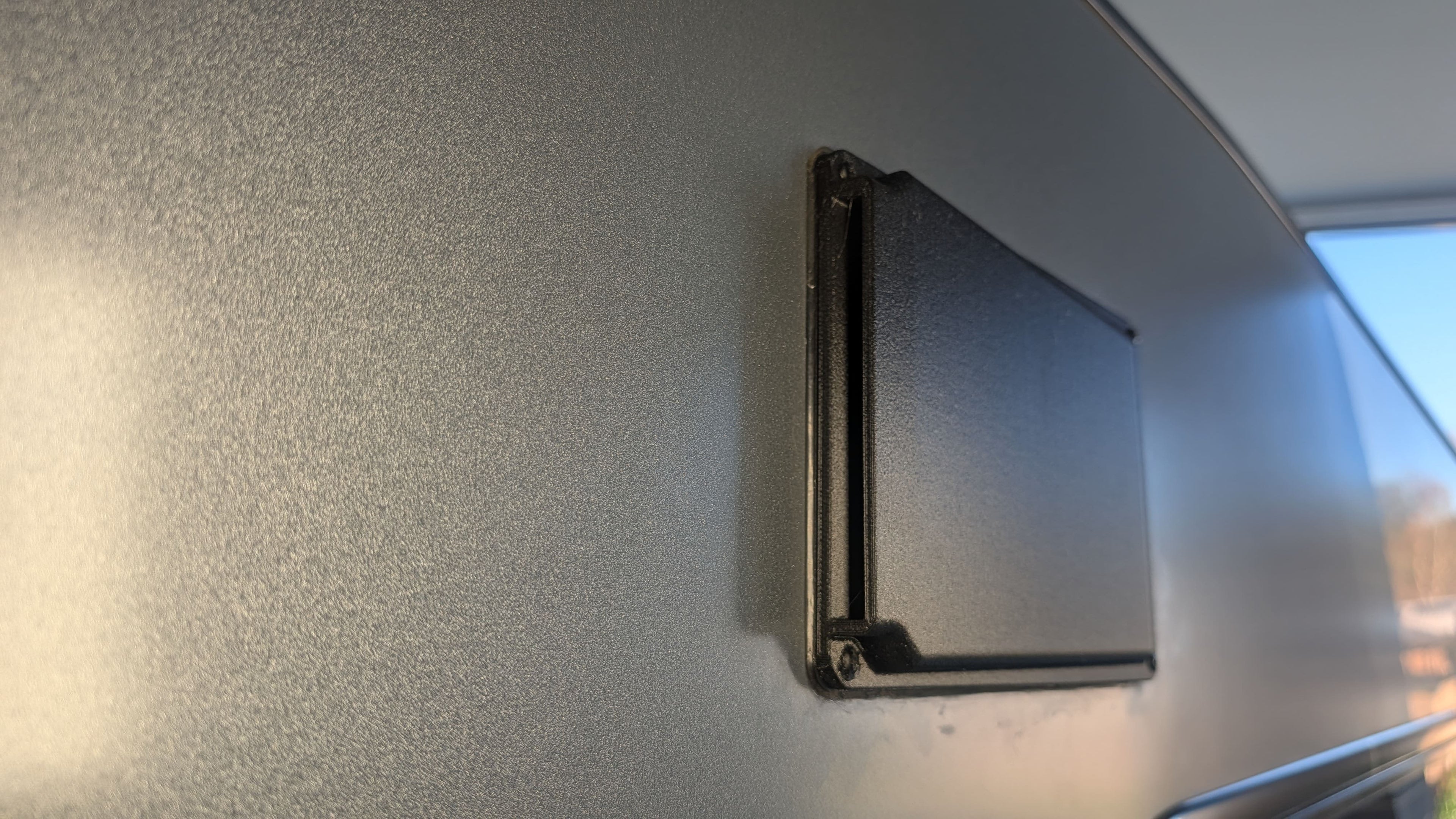VANKOR caravan vent cover — pressed aluminium, 225 x 150mm fitment