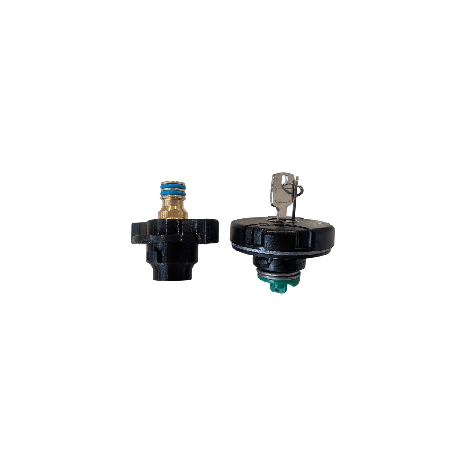 VANKOR caravan water filler adapter — fitting variants side by side