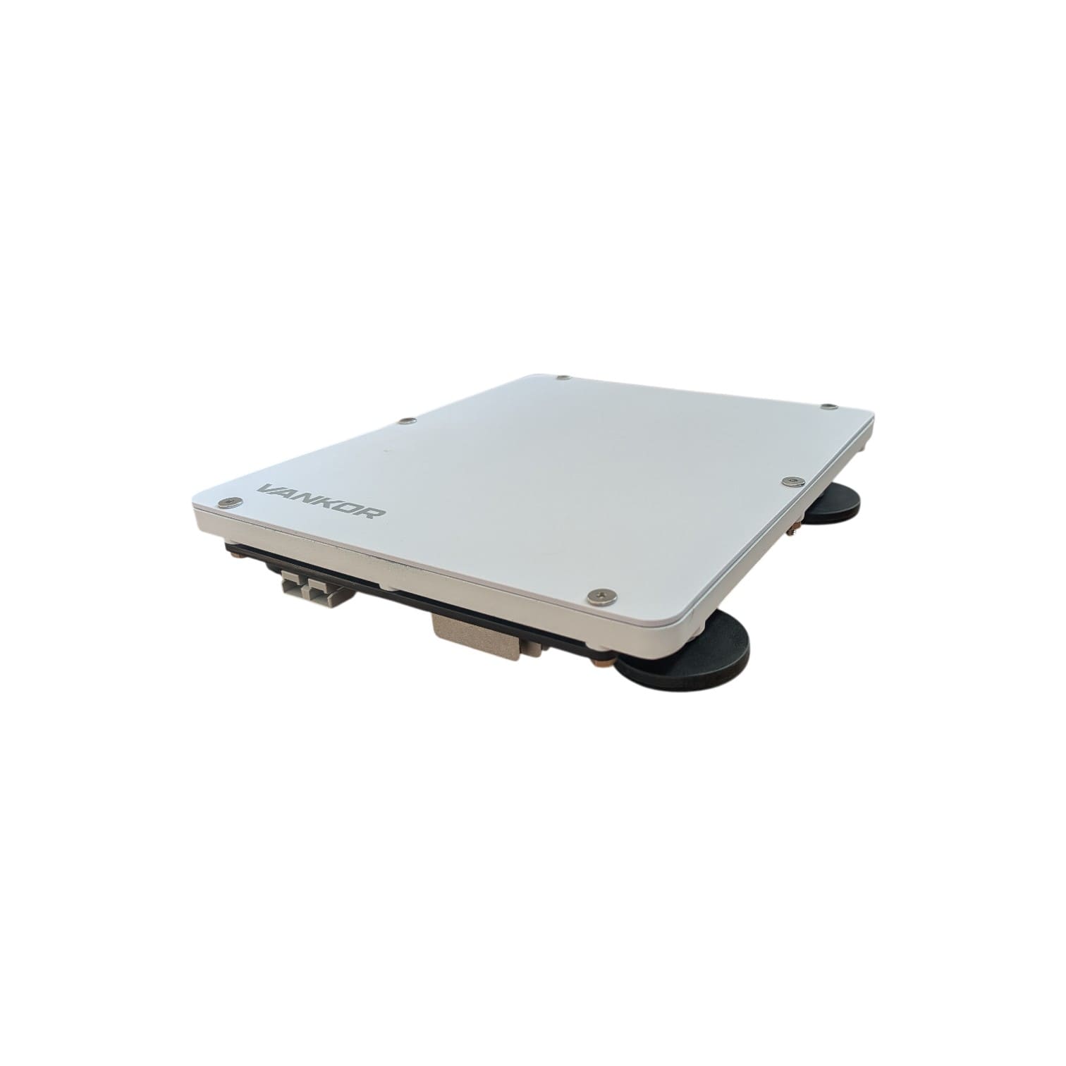 VANKOR white magnetic roof mount for Starlink Mini, no-drill 12/24V