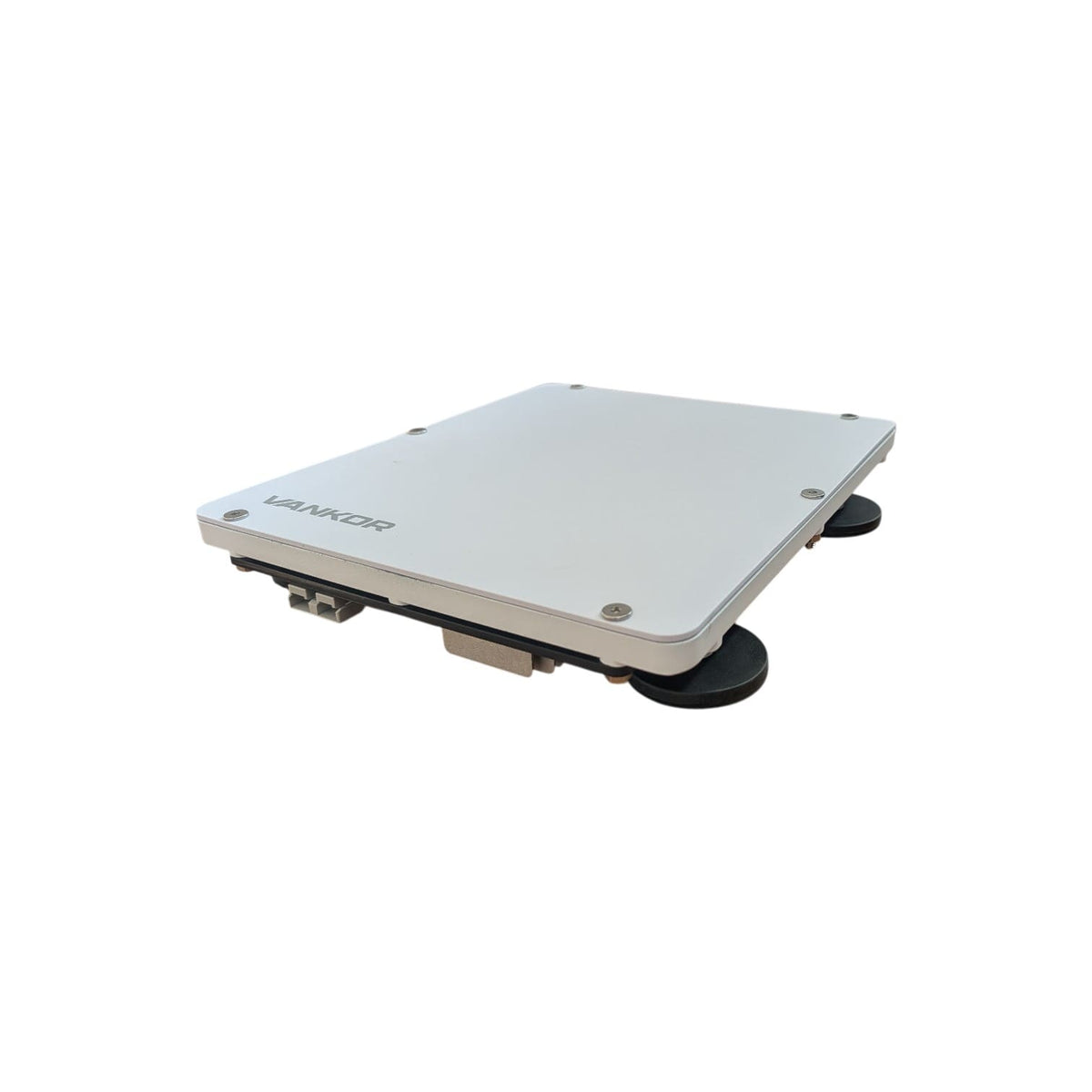 VANKOR white magnetic roof mount for Starlink Mini, no-drill 12/24V