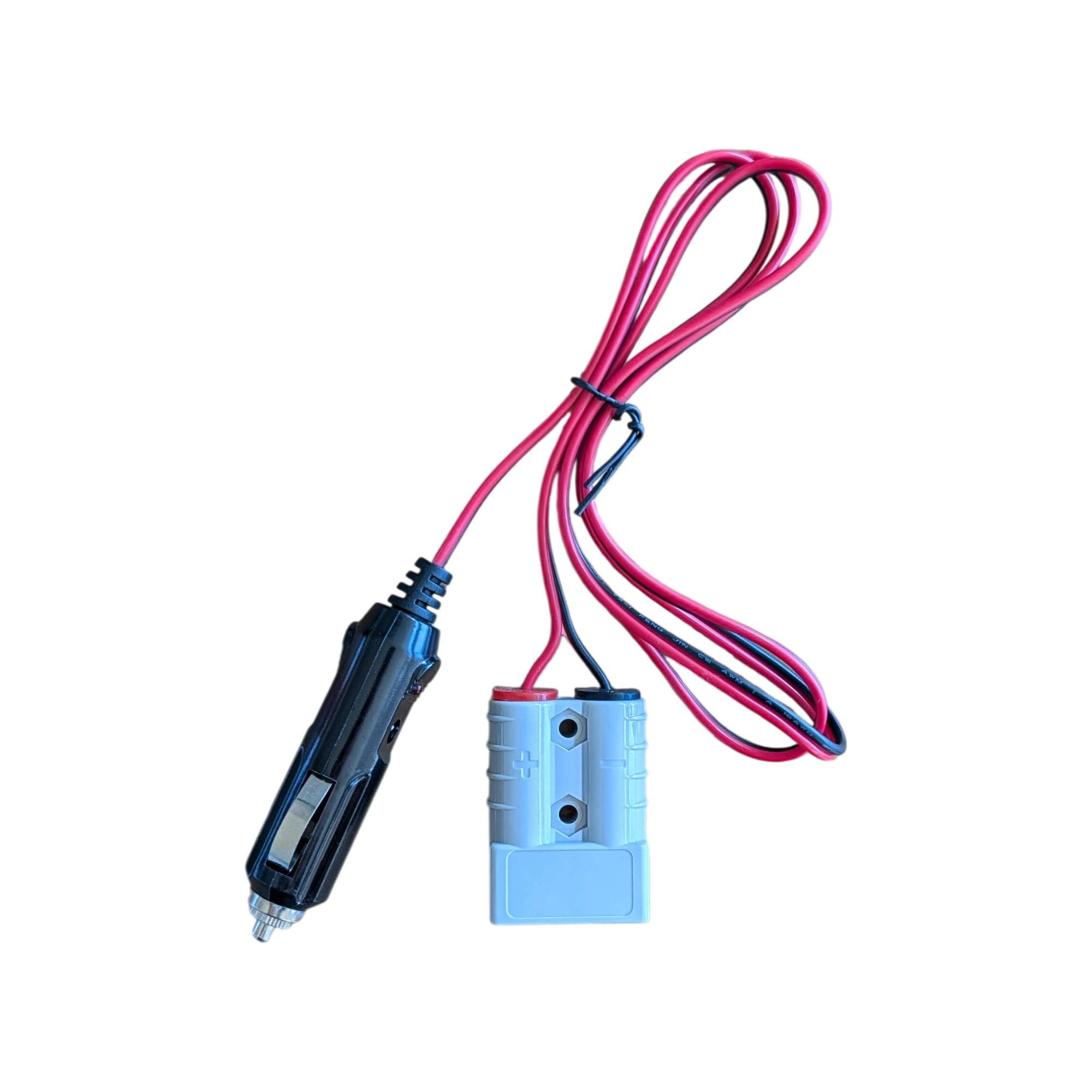 VANKOR cigarette lighter to 50A Anderson plug adapter cable, 1m 16AWG 12V