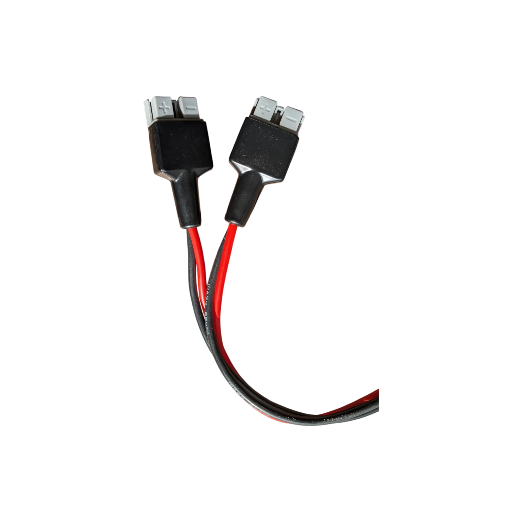 VANKOR 50A Anderson plug splitter with red and black cable and sealed Anderson plugs