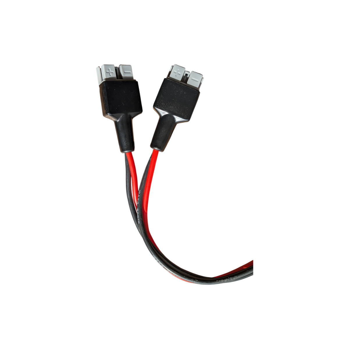 VANKOR 50A Anderson plug splitter with red and black cable and sealed Anderson plugs
