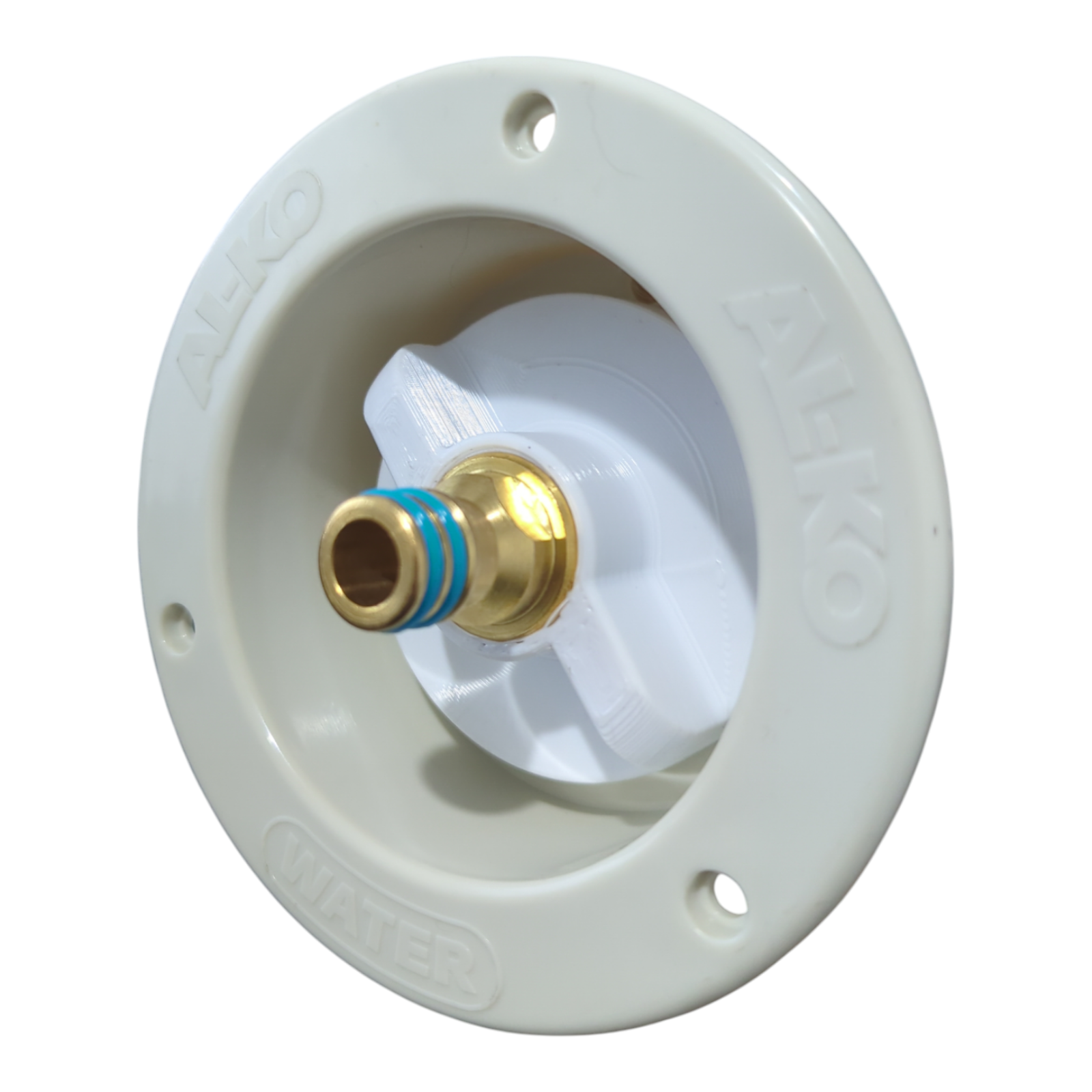 VANKOR caravan water tank filler adapter — brass fitting for Al-Ko/Hume